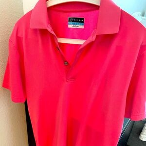 PGA Tour small pink golf polo.